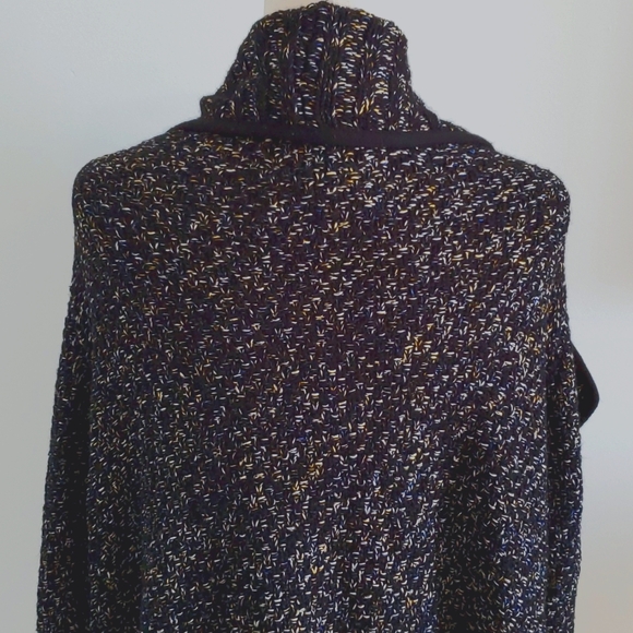 OYA women’s open front Cardigan with shawl collar/side pockets size S/M EUC - Picture 2 of 9